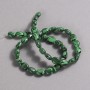 Beads on a Strand Malachite (Pressed) Smooth Oval, diameter 10x8mm+/-, length 39cm+