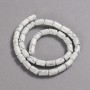 Natural Kaholong Stone Beads on a Strand, Smooth Cylinder, Diameter 10x6mm +/-, Length 41cm +