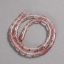 Natural Chalcedony Stone Beads on a Strand, Smooth Cylinder, Diameter 10x6mm +/-, Length 41cm +