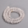 Natural Stone Beads on Strand Rose Quartz Smooth Rondelle, diameter 9x7mm +/-, length 39cm +