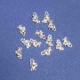 Findings Pendant "Mouse" 6x12mm pack 20g +/-30pcs