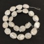 Strand of Natural Baroque Pearls, 19x15mm, Length 40cm +/-, with Sheen