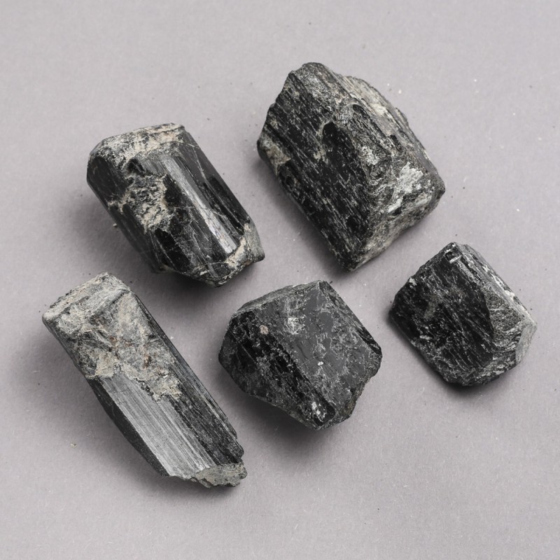 Souvenir Raw Tourmaline Schorl Stone, Weight from 30g (Price per 100g)