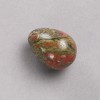 Souvenir Egg, Natural Stone Jasper, Heliotrope, Unakite, 35x25mm+