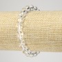 Stretch Bracelet with Rock Crystal, Smooth Round Beads, 8mm+ Diameter