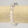 Stretch Bracelet with Rock Crystal, Smooth Round Beads, 10mm+ Diameter
