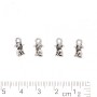 Findings Pendant Dog 12x6mm pack. 20g +/-37pcs