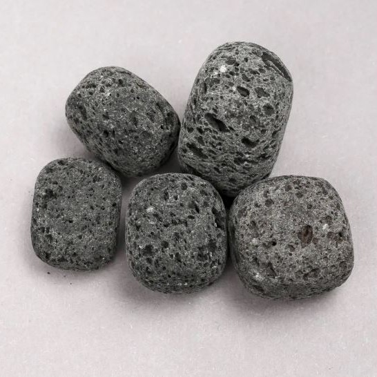 Natural Souvenir Lava Stones, Diameter 22x20mm+/- (100g Pack)