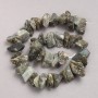 Raw Stone Beads – Labradorite on Strand, Tumbled, Diameter 10x18mm+/-, Length 42cm+