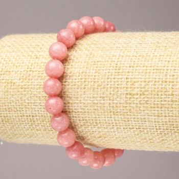 Natural Tourmaline Smooth Bead Elastic Bracelet, diameter 8mm+