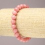 Natural Tourmaline Smooth Bead Elastic Bracelet, diameter 8mm+