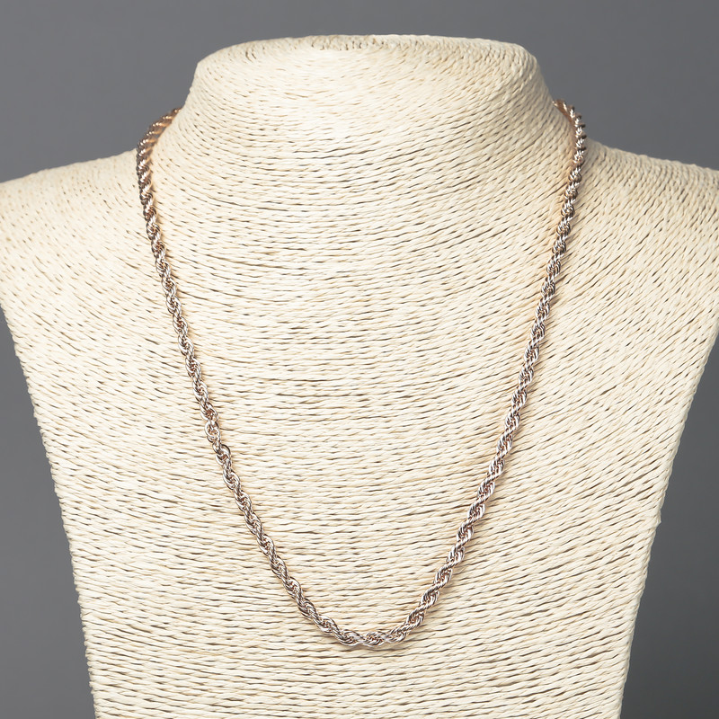 Xuping Chain, 18K Gold Plated, Thickness 4mm +/-, Length 50cm +