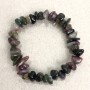 Bracelet with natural tourmaline, chip-granules 7mm±, circumference 18cm±