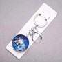 Keychain New Year Santa Claus Residence House, length 10cm