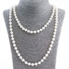 Long Pearl Beads Necklaces (artificial plastic), diameter 8mm, 120 cm +