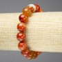 Elastic Bracelet Carnelian Bead 12 mm