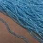Beads Czech Crystal on Fishing Line Heavenly Transparent Faceted Rondelle, diameter 3x2.5mm + -, length 36cm +