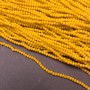 Beads Czech Crystal on Fishing Line Matte Corngrain Bead, 3x2.5 mm diameter + -, length 36-38 cm +