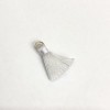 Handicraft Blank Silk Brush with Ring "silk", length 2 cm, diameter 5 mm price per 1 piece