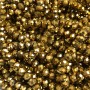 Beads Czech Crystal on Thread with Faceted Rondelle Coated, 6x4.5mm, length 38-40cm