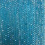 Beads Czech Crystal on thread blue translucent with petrol coating faceted rondelle, diameter 8x6mm +-, length 40cm +