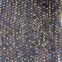 Czech Crystal Beads on Thread Violet Transparent with Petrol Coating Faceted Rondelle, diameter 8x6.5mm + -, length 40-42cm