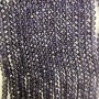 Czech Glass Beads on Thread, Purple Transparent Faceted Rondelle, 6x5 mm, 40 cm length