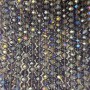 Beads Czech Crystal on Thread Purple with Gas Deposition Garnet-cut Rondelle, diameter 8×6mm + -, length 40-41cm +