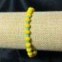 Elastic bracelet with Czech crystal Ukraine faceted rondelles, diameter 6×4 mm±, length 18 cm±