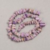 Phosphosiderite Beads on Thread, Chip, 8×3 mm, on Thread, 39 cm length
