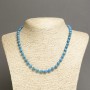Empire Sea Jasper Blue Beads (polished) smooth sphere, diameter 6mm±, length 45cm±