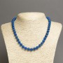 Emperor Jasper Beads Blue (raw) Smooth Round Beads 6mm diameter, length 45cm