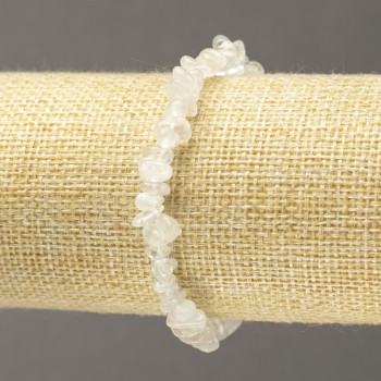 Elastic Bracelet with Adularite Chip 8x3mm