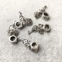 Pendant hardware Key 30mm inner, diameter 5mm packaging 20g. +/- 12pcs +