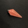 Pendant "Pendulum" Chalcedony 40×30×13mm