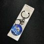 Keychain New Year Santa Claus Residence House, length 10cm