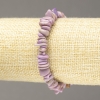 Elastic Bracelet with Phosphosiderite (single) pebble 8x3mm+