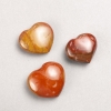 Souvenir Stone Heart Red Jasper assorted sizes 35×40 mm ± (per 100 g)