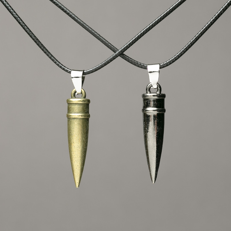Pair Pendants Beads on Cord 42×9mm + -, length 45-50cm