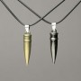 Pair Pendants Beads on Cord 42×9mm + -, length 45-50cm
