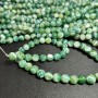 Agate Beads on Thread, Smooth Round Bead, diameter 8 (+ -) mm, thread length 38cm