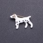 Brooch Dalmatian Gold Tone 3.5x2 cm