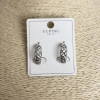 Xuping Earrings, diameter 16x6mm Rhodium