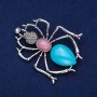 Brooch Ant Silvered Metal 72×57mm +