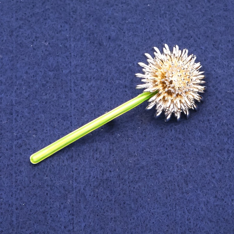 Brooch Daisy 73x28mm