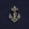 Pendant with Twist "Anchor" 2cm Gray Metal