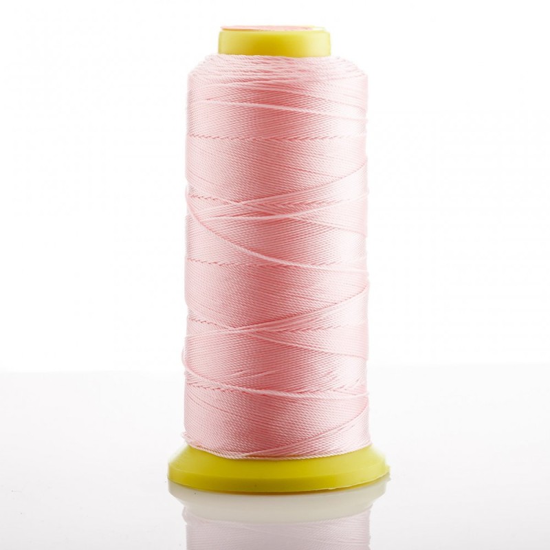 Thread Bobbin Pink, 0.9mm Diameter Nylon for Crafting, 300m