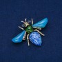 Butterfly Brooch Gold Alloy 47x62mm +