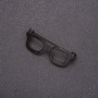 Brooch Glasses Mini Black 42x15mm