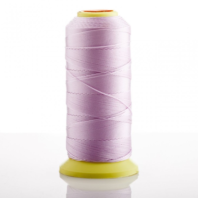 Light Lilac Nylon Thread Bobbin, 0.9mm Diameter, for Crafts, 500m